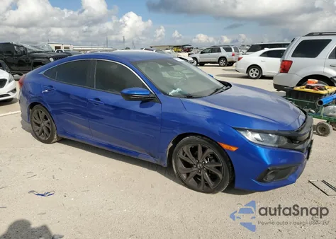 2020 Honda Civic Sport from USA, damaged, VIN 19XFC2F88LE022544